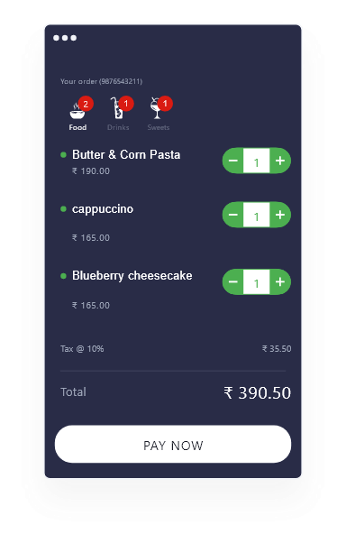 In-store Digital Ordering